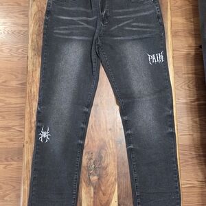 Men's Black Jeans By Pain
